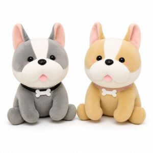 French Bulldog Plush Toy Set for B2B wholesale and OEM plush projects