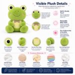 Frog plush toy size reference