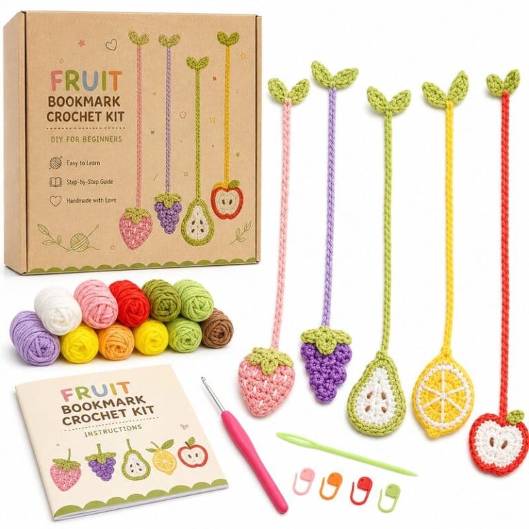 Fruit Bookmark Crochet Kit for Beginners for Wholesale OEM/ODM Yarn Craft Programs