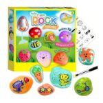 Garden rock painting kit for kids – wholesale oem/odm kids craft set front view