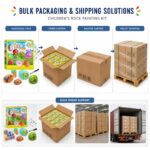 Garden rock painting kit for kids – wholesale oem/odm kids craft set stitching detail