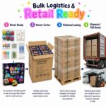 Glow-in-the-dark rock painting kit with glitter – wholesale oem/odm kids craft set design detail