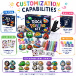 Glow-in-the-dark rock painting kit with paint pens – wholesale oem/odm kids craft set size reference