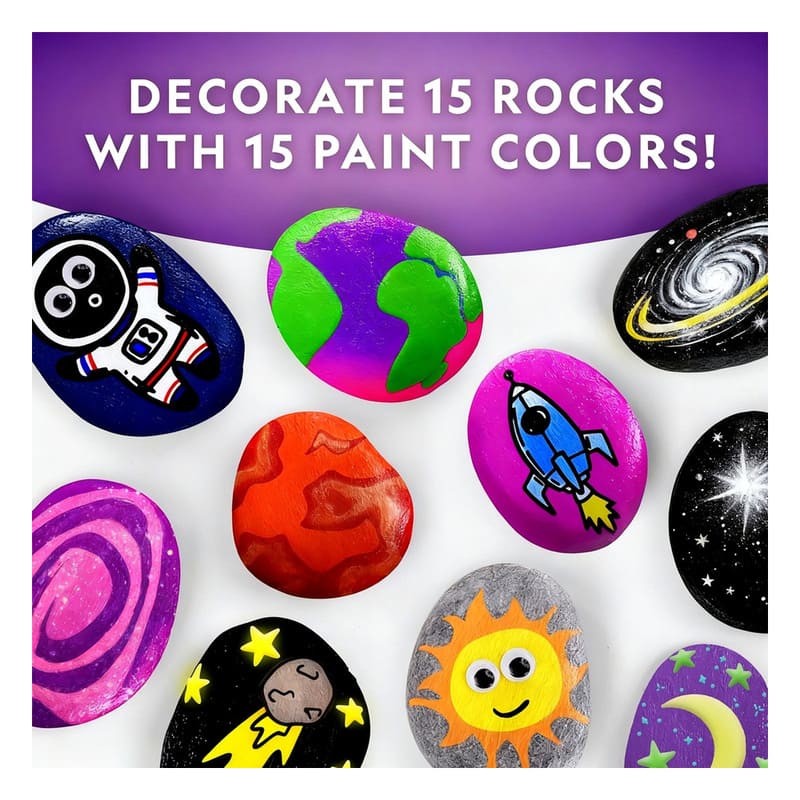 Hide-and-seek rock painting kit for kids – wholesale oem/odm kids craft set stitching detail