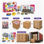 Hide-and-seek rock painting kit for kids – wholesale oem/odm kids craft set design detail