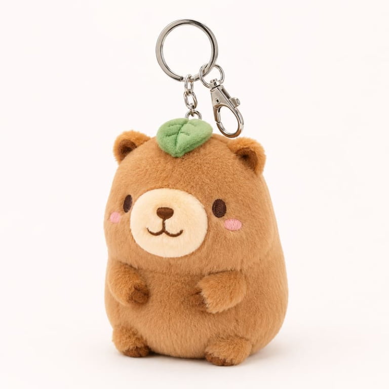 Capybara Plush Keychain for Wholesale Gifts and OEM/ODM Orders
