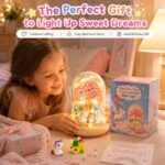 Make your own unicorn night light kit for kids – wholesale oem/odm craft gift set front side back view