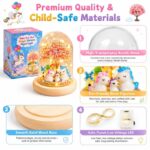 Make your own unicorn night light kit for kids – wholesale oem/odm craft gift set embroidered detail