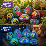 Mandala rock painting kit for kids – wholesale oem/odm kids craft set embroidered detail