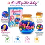 Mermaid light up terrarium kit for kids – wholesale oem/odm craft gift set embroidered detail