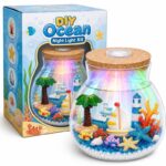 Ocean light up terrarium kit for kids – wholesale oem/odm craft gift set front view