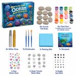 Ocean rock painting kit for kids – wholesale oem/odm kids craft set front side back view
