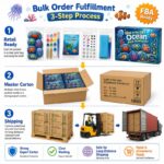 Ocean rock painting kit for kids – wholesale oem/odm kids craft set design detail