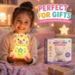 Paint your own bear lamp kit for kids – wholesale oem/odm craft gift set front side back view