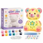 Paint your own bear lamp kit for kids – wholesale oem/odm craft gift set front view