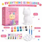 Paint your own cat lamp kit for kids – wholesale oem/odm craft gift set size reference