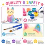 Paint your own cat lamp kit for kids – wholesale oem/odm craft gift set embroidered detail