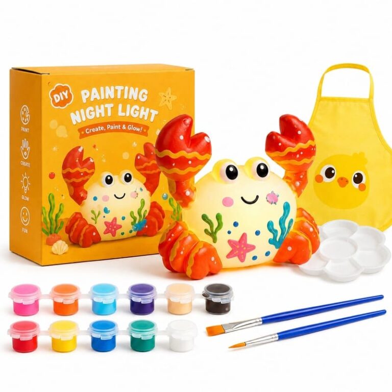 Paint Your Own Crab Lamp Kit for Kids – Wholesale OEM/ODM Craft Gift Set