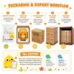 Paint your own crab lamp kit for kids – wholesale oem/odm craft gift set stitching detail