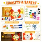 Paint your own crab lamp kit for kids – wholesale oem/odm craft gift set embroidered detail