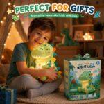 Paint your own dinosaur lamp kit for kids – wholesale oem/odm craft gift set front side back view