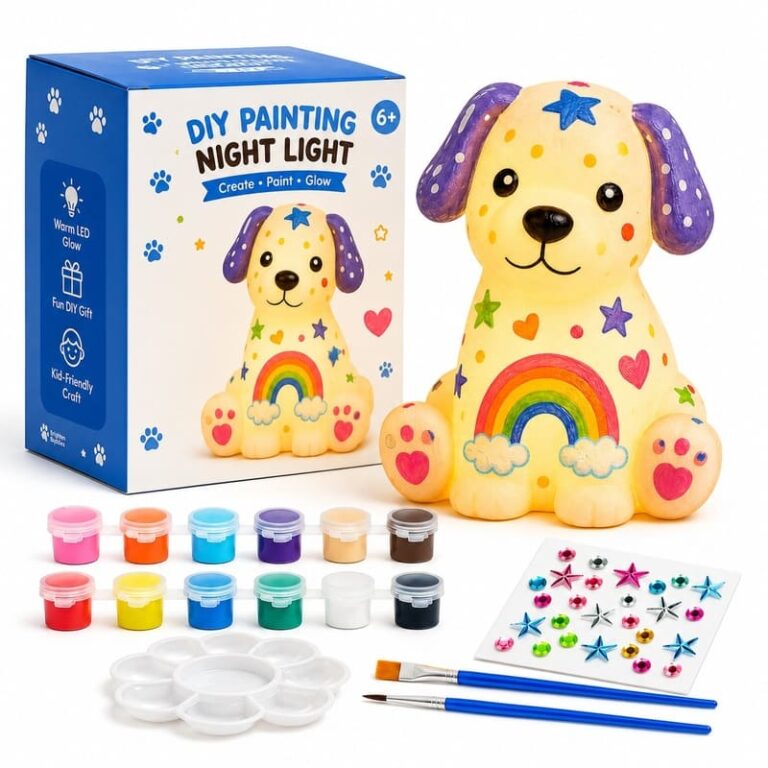 Paint Your Own Dog Lamp Kit for Kids – Wholesale OEM/ODM Craft Gift Set