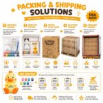 Paint your own duck lamp kit for kids – wholesale oem/odm craft gift set stitching detail