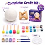 Paint your own galaxy moon lamp kit for kids – wholesale oem/odm craft gift set size reference