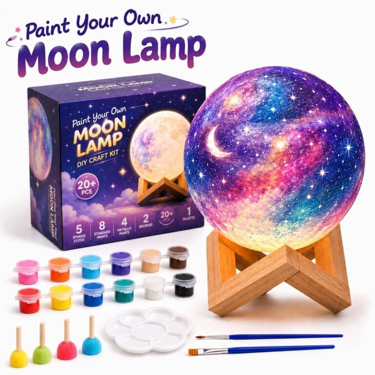 Paint Your Own Galaxy Moon Lamp Kit for Kids – Wholesale OEM/ODM Craft Gift Set