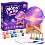 Paint your own ringed moon lamp kit for kids – wholesale oem/odm craft gift set front view