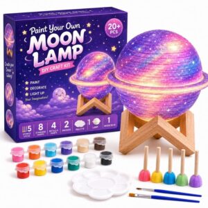 Paint Your Own Ringed Moon Lamp Kit complete kit for wholesale and OEM projects