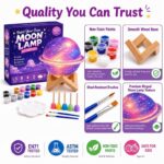 Paint your own ringed moon lamp kit for kids – wholesale oem/odm craft gift set embroidered detail