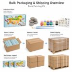 Paint your own rocks kit for kids – wholesale oem/odm kids craft set size reference
