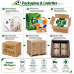 Paint your own soccer ball lamp kit for kids – wholesale oem/odm craft gift set stitching detail