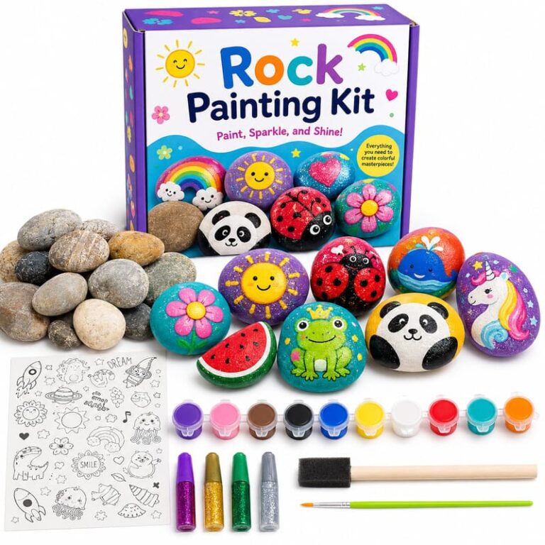 Panda Rock Painting Kit For Kids – Wholesale OEM/ODM Kids Craft Set