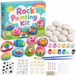 Pastel rock painting kit for kids – wholesale oem/odm kids craft set front view