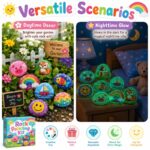 Pastel rock painting kit for kids – wholesale oem/odm kids craft set embroidered detail