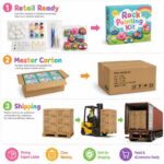 Pastel rock painting kit for kids – wholesale oem/odm kids craft set design detail