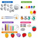 Pebble painting kit for kids – wholesale oem/odm kids craft set front view