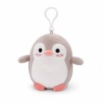 Penguin plush keychain front view
