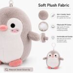 Penguin plush keychain size reference
