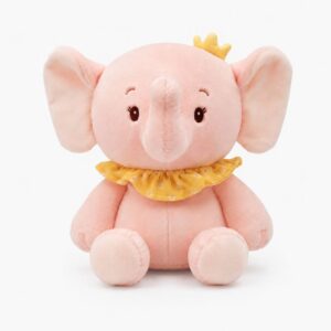 Pink elephant plush toy product image