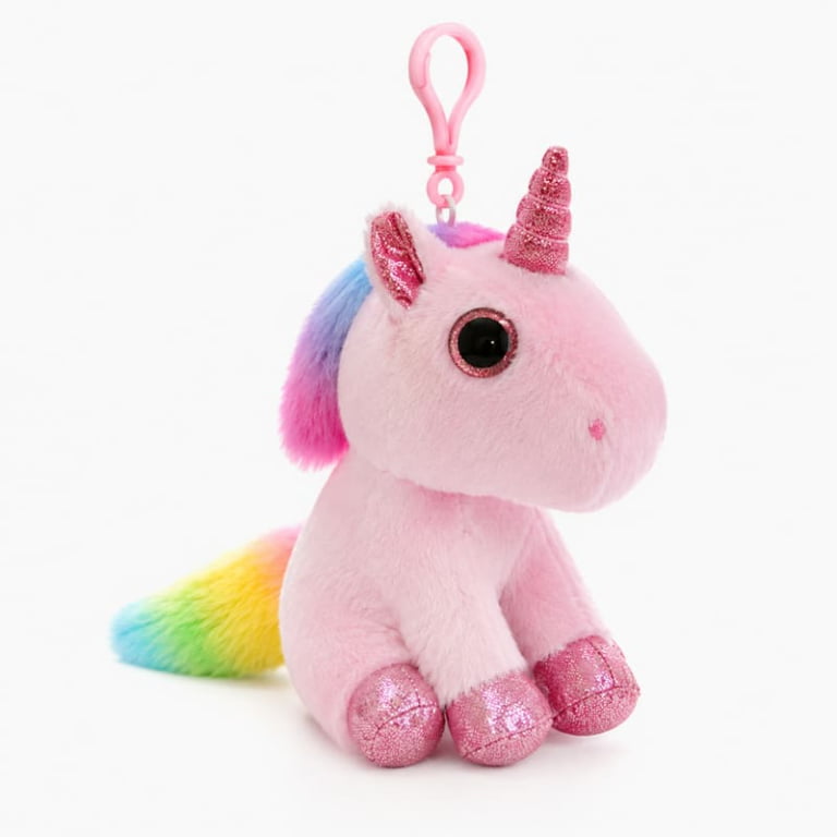 Pink Unicorn Plush Bag Charm for Wholesale Gifts and OEM/ODM Orders