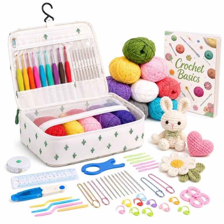 Portable Crochet Kit with Hanging Organizer for Wholesale OEM/ODM Yarn Craft Programs