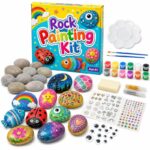 Rainbow rock painting kit for kids – wholesale oem/odm kids craft set front view