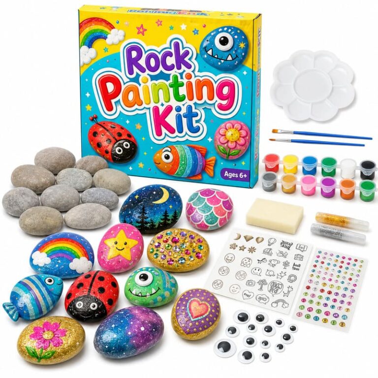 Rainbow Rock Painting Kit For Kids – Wholesale OEM/ODM Kids Craft Set
