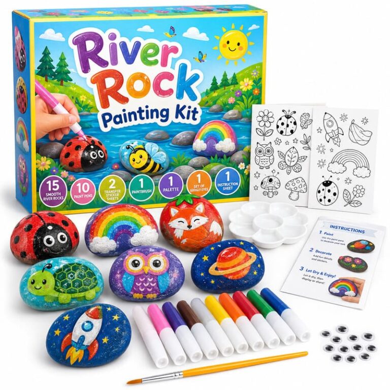 River Rock Painting Kit For Kids – Wholesale OEM/ODM Kids Craft Set