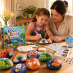 River rock painting kit for kids – wholesale oem/odm kids craft set stitching detail