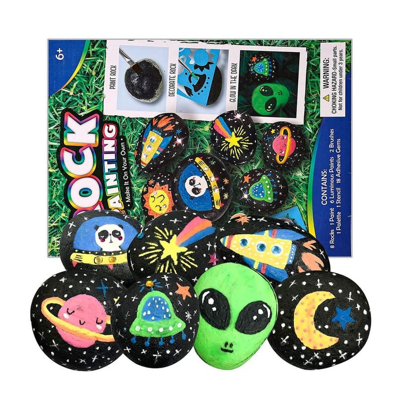 Rock art kit for kids – wholesale oem/odm kids craft set embroidered detail