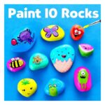 Rock art kit for kids – wholesale oem/odm kids craft set stitching detail